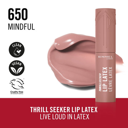 Rimmel London Thrill Seeker Lip LaTeX Liquid Lipstick, 6ml