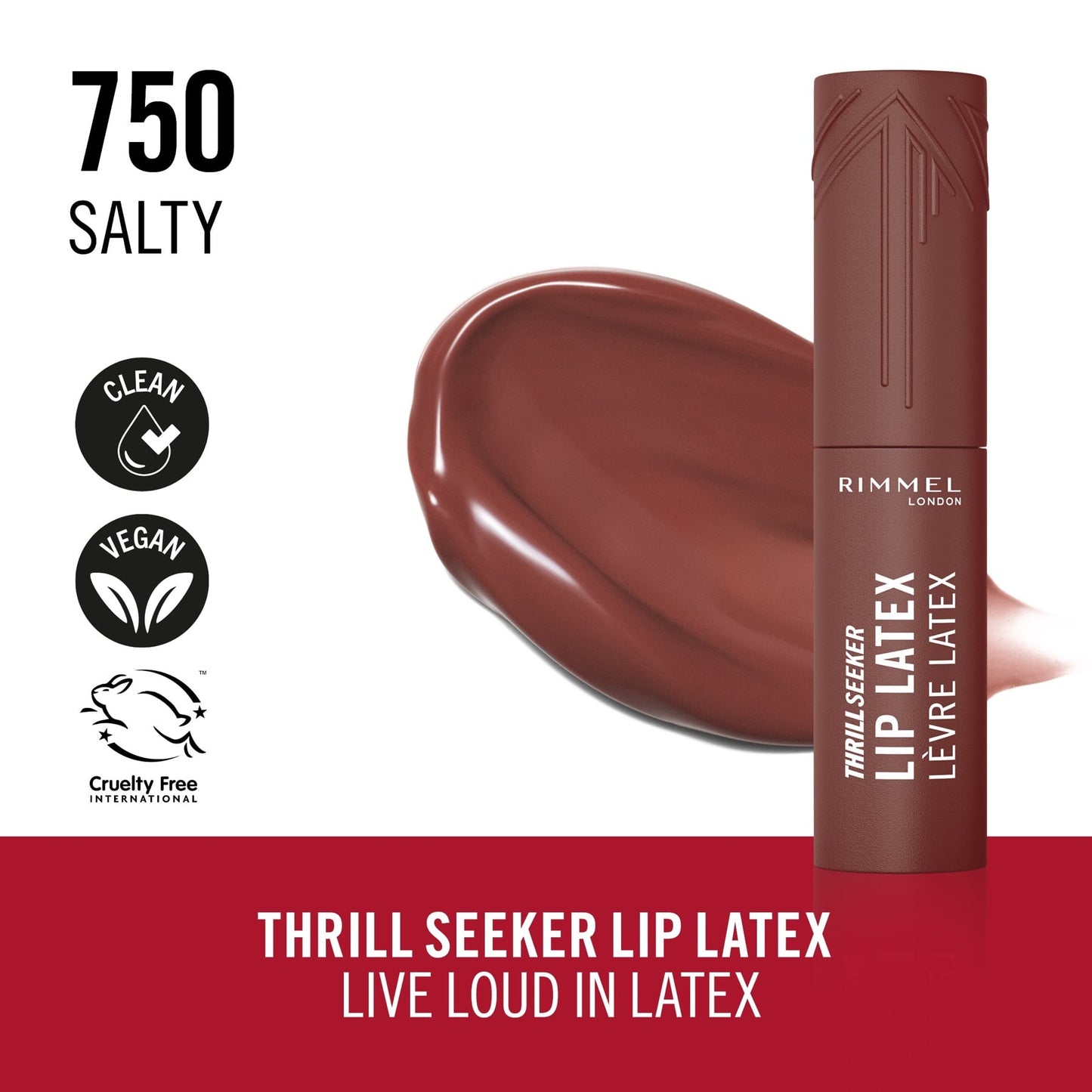 Rimmel London Thrill Seeker Lip LaTeX Liquid Lipstick, 6ml