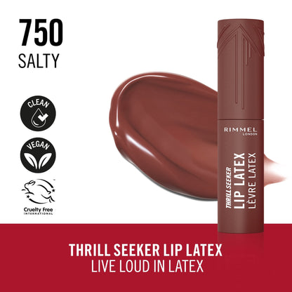 Rimmel London Thrill Seeker Lip LaTeX Liquid Lipstick, 6ml