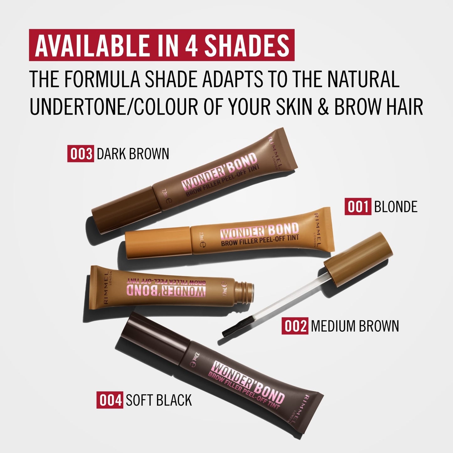 Rimmel Wonder'bond Brow Filler Peel-off Tint 7.7ml