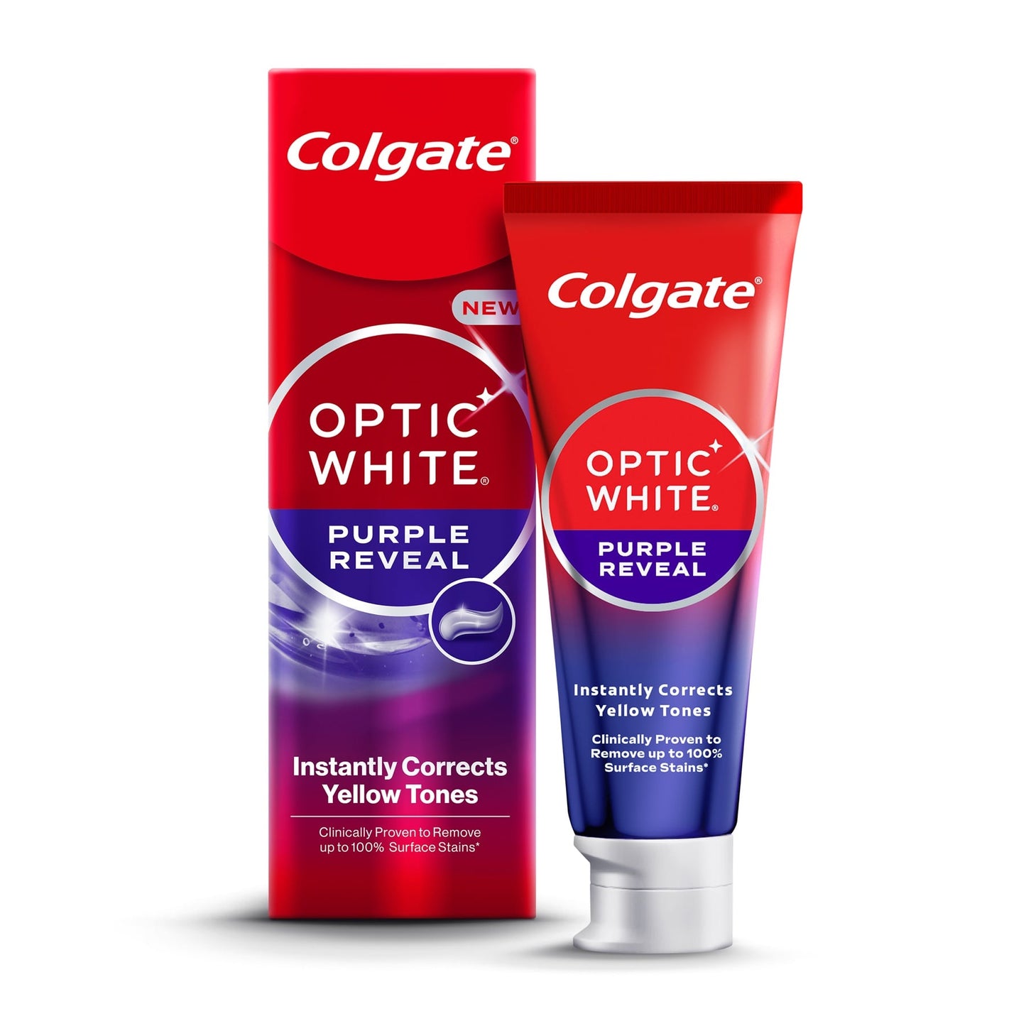 Colgate Optic White Purple Reveal Toothpaste 75ml