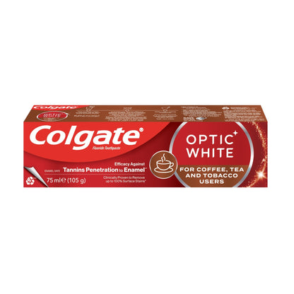 Colgate Optic White Coffee/tea/tobacco Toothpaste 75ml