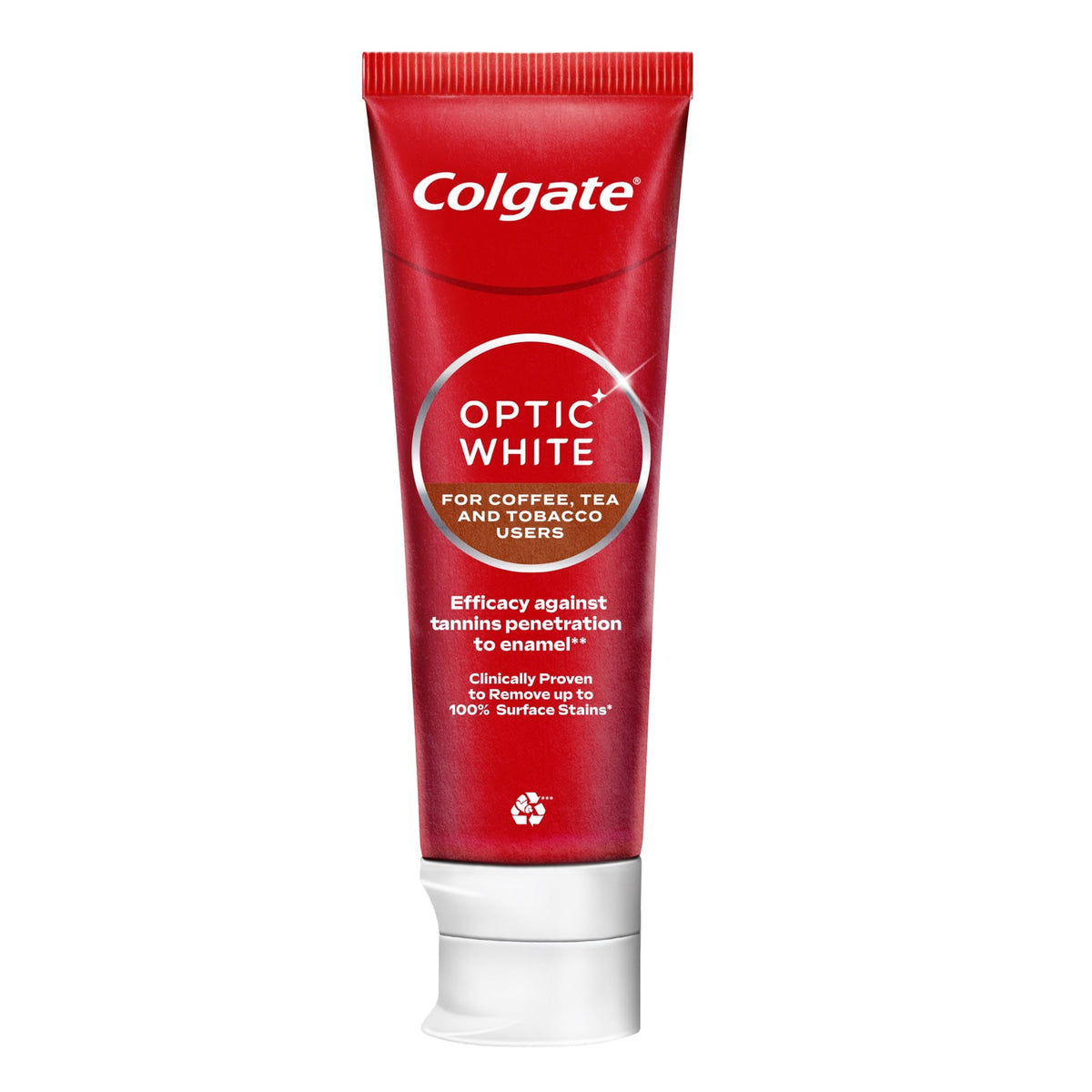 Colgate Toothpaste Tea Colgate Optic White Coffee/tea/tobacco Toothpaste 75ml
