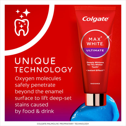 Colgate Max White Ultimate Radiance Toothpaste 75ml