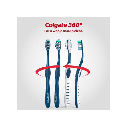Colgate 360 Whole Mouth Clean Toothbrush 2pack