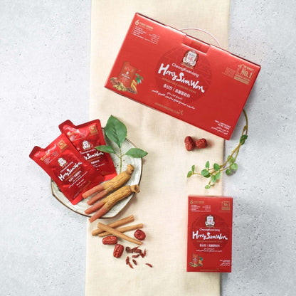 CKJ Hong Sam Won Korean Red Ginseng Drink 30 x 50ml Pouches