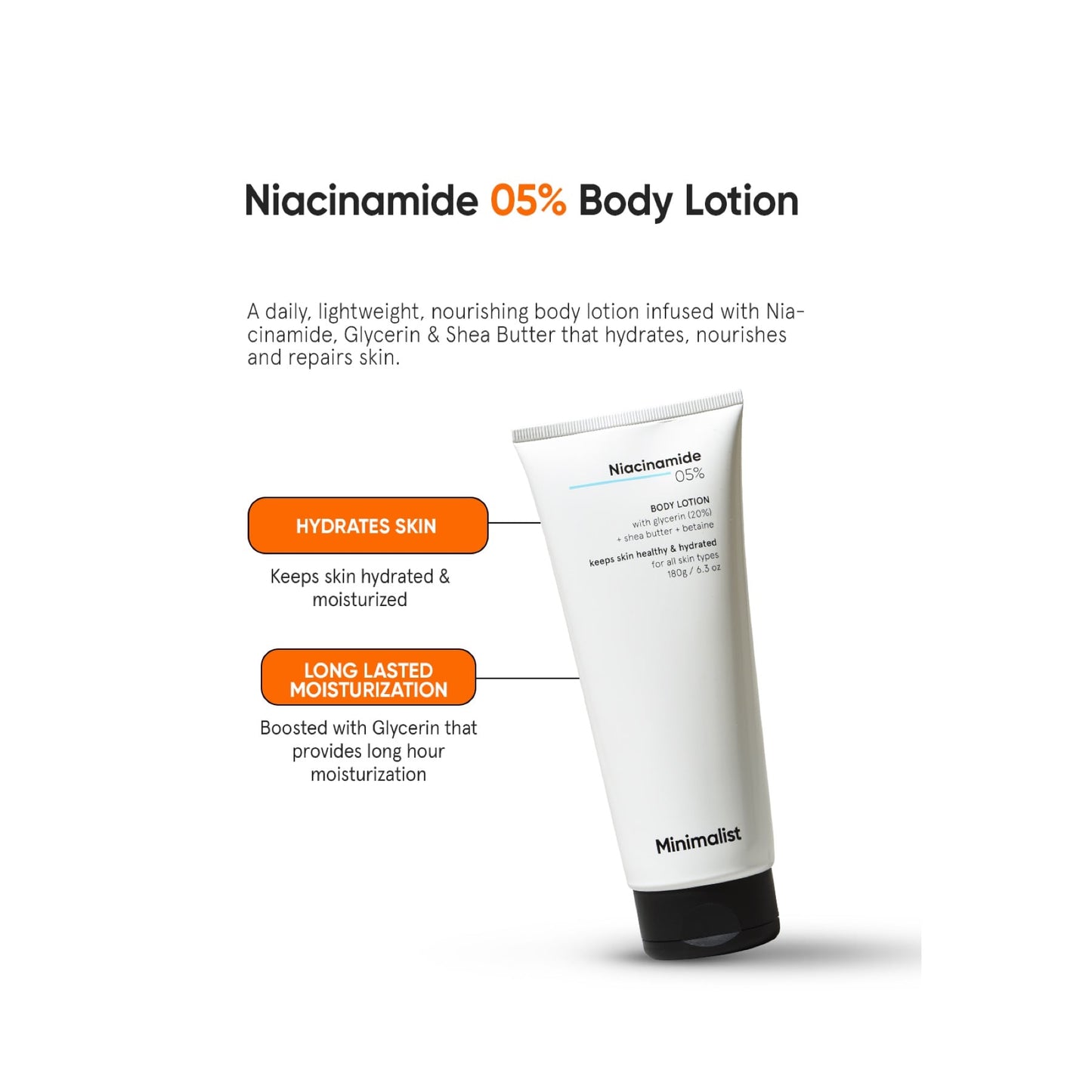 Minimalist Niacinamide 05% Body Lotion