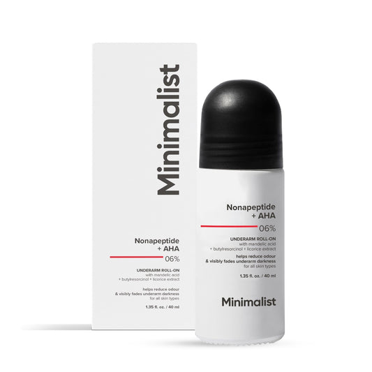 Minimalist Nonapeptide + AHA 06% Underarm Roll-On