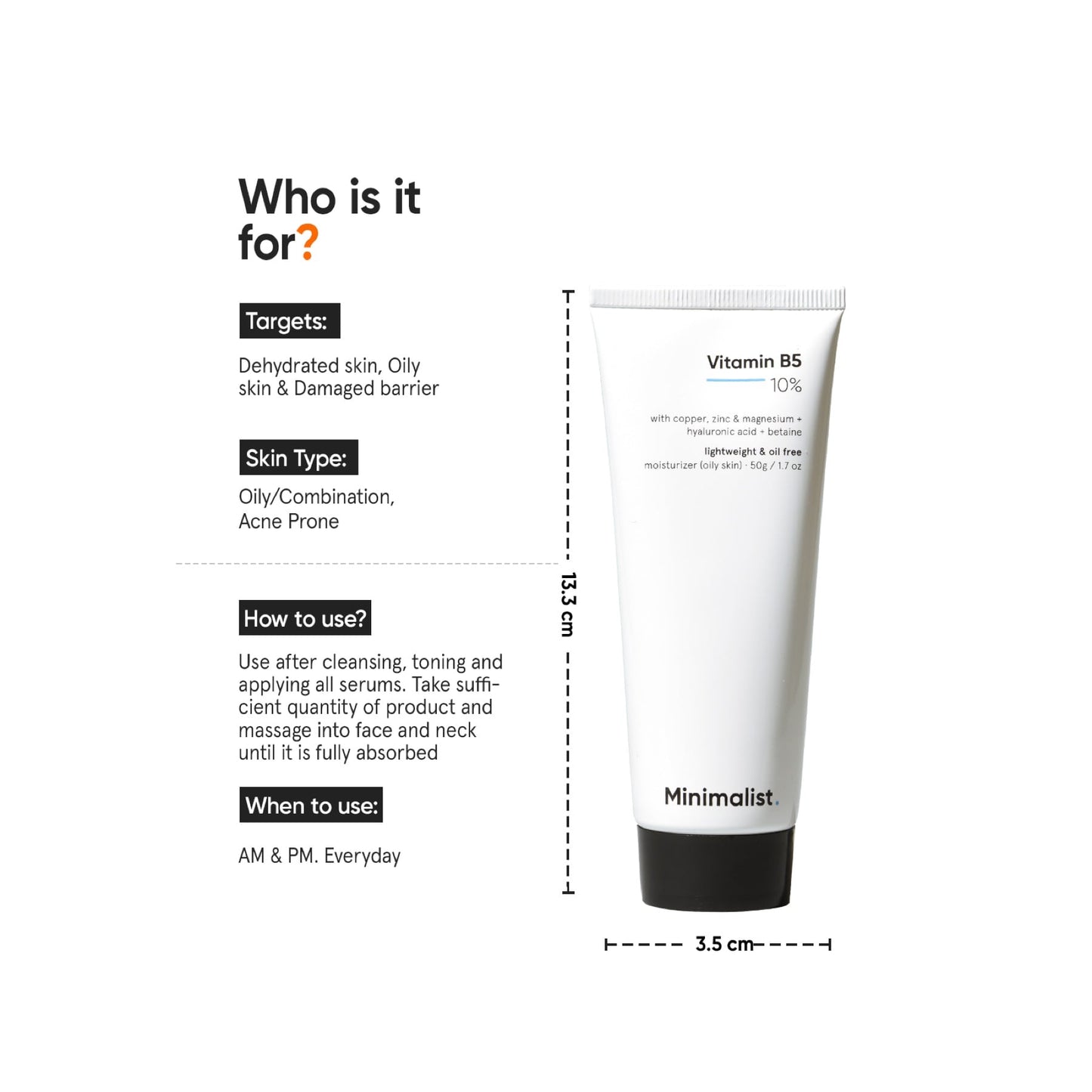 Minimalist Vitamin B5 10% Moisturizer