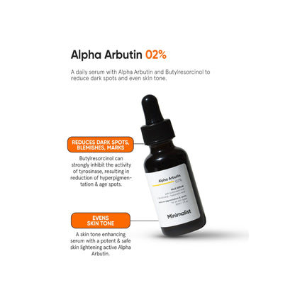 Minimalist Alpha Arbutin 02% Face Serum