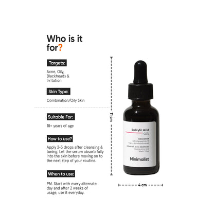 Minimalist Salicylic Acid 02% Face Serum
