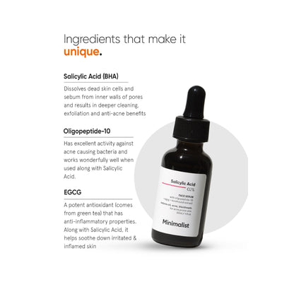 Minimalist Salicylic Acid 02% Face Serum