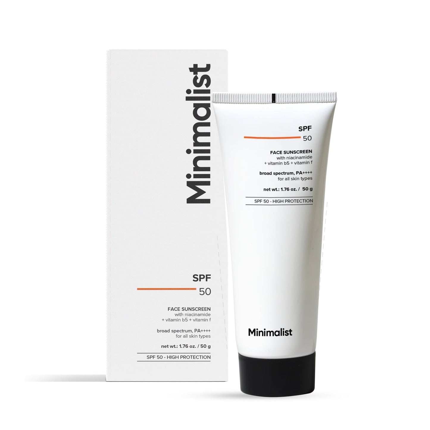 Minimalist SPF 50 Face Sunscreen