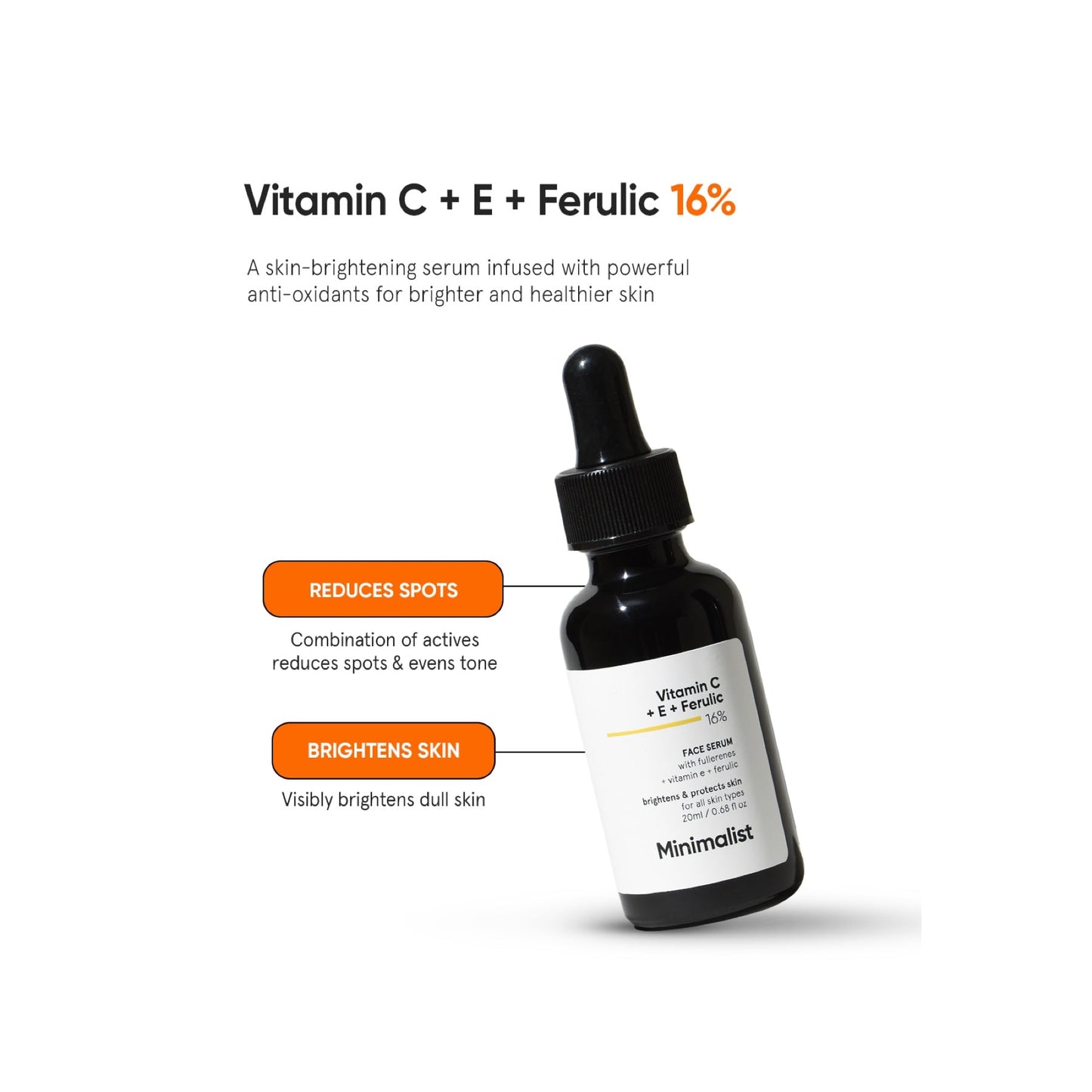 Minimalist Vitamin C + E + Ferulic 16% Face Serum
