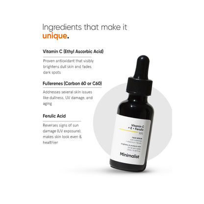 Minimalist Vitamin C + E + Ferulic 16% Face Serum