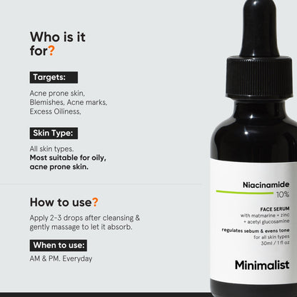 Minimalist Niacinamide 10% Face Serum