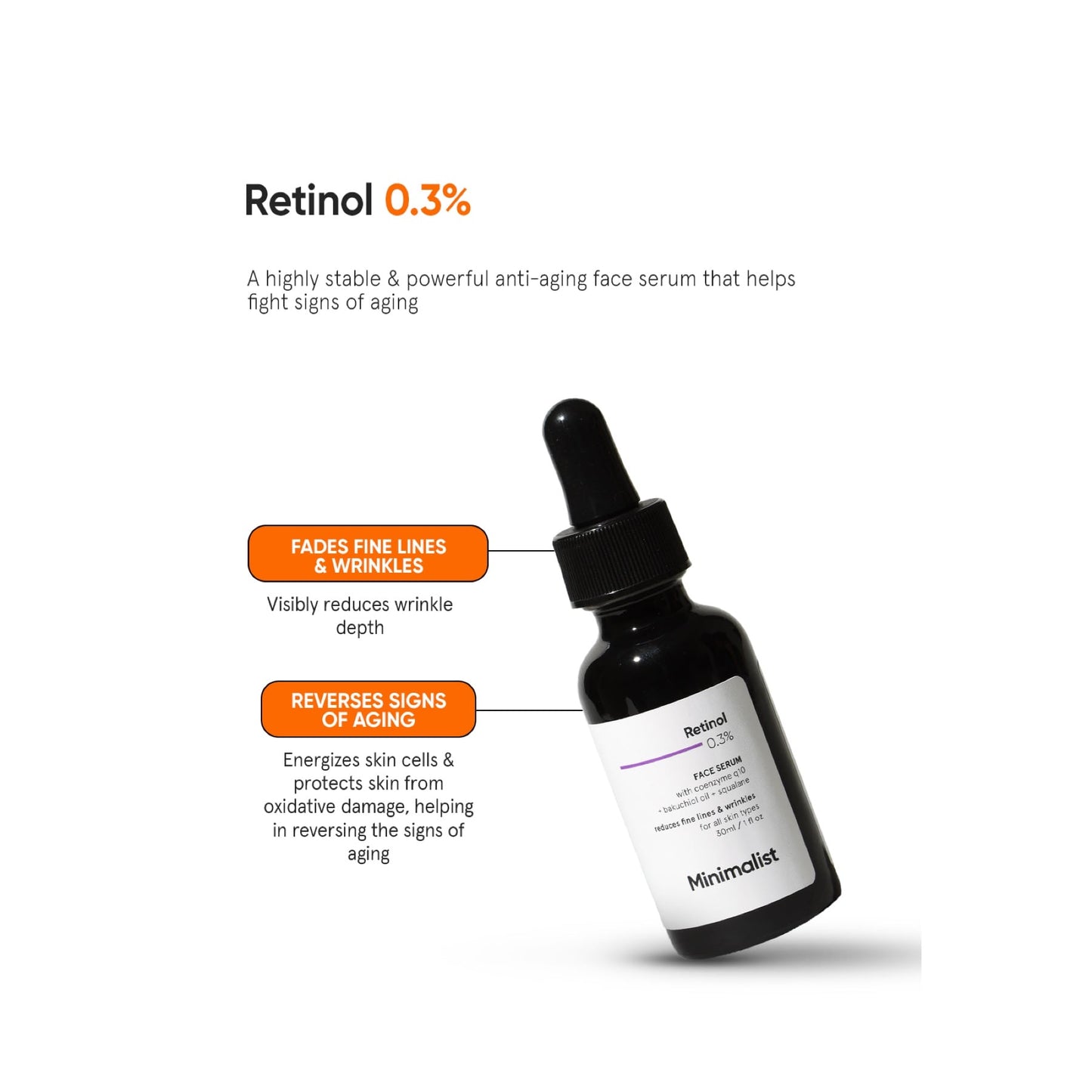 Minimalist Retinol 0.3% Face Serum