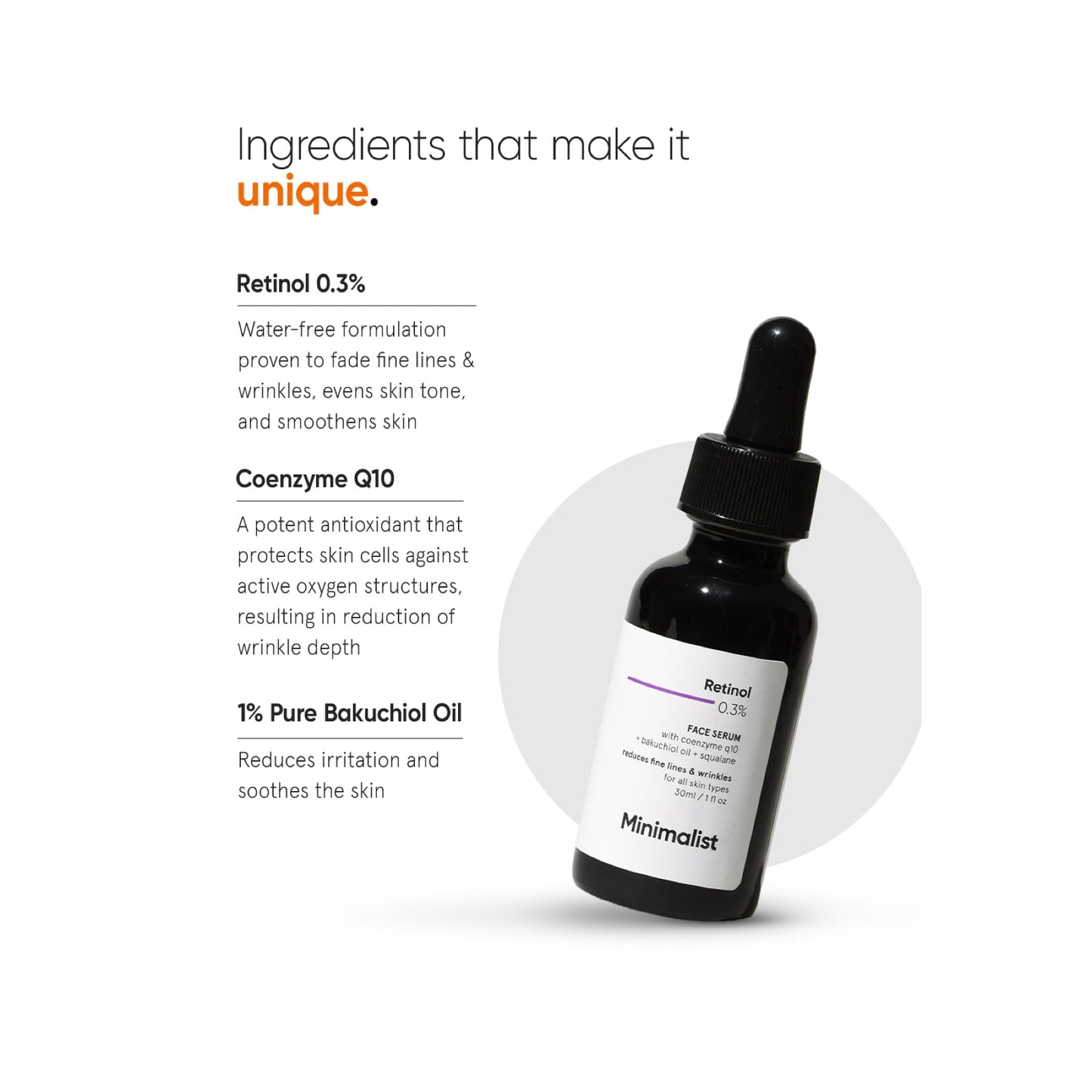 Minimalist Retinol 0.3% Face Serum
