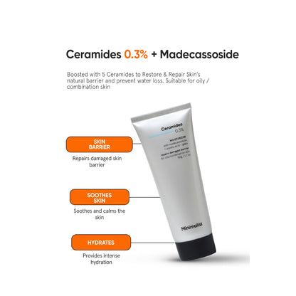 Minimalist Ceramides 0.3% Moisturizer with Madecassoside
