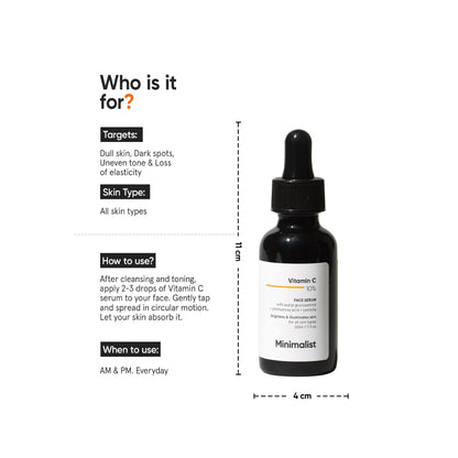 Minimalist Vitamin C 10% Face Serum