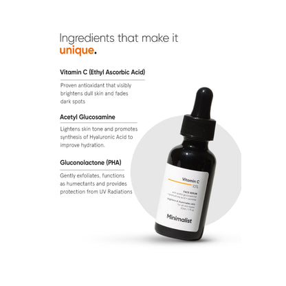 Minimalist Vitamin C 10% Face Serum