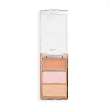 Makeup Revolution Highlight Icon Palette Molten Bronze