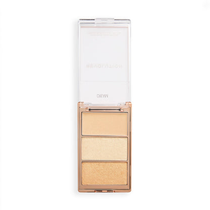 Makeup Revolution Highlight Icon Palette Rosy Gold Glow