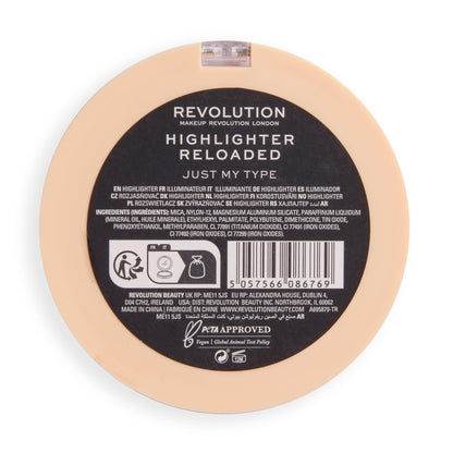 Makeup Revolution Reloaded Highlighter – Talc-Free Powder