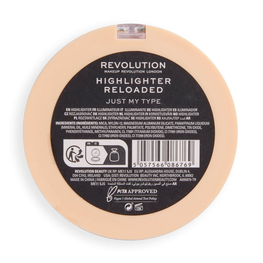 Makeup Revolution Reloaded Highlighter – Talc-Free Powder