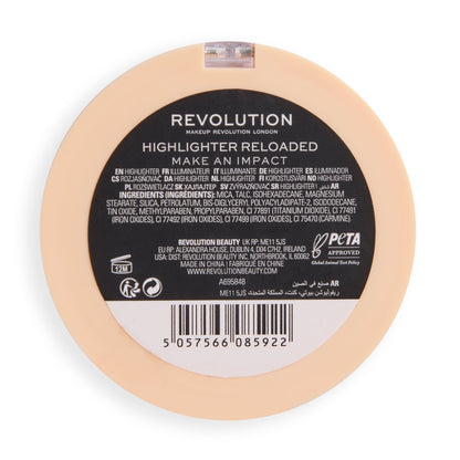Makeup Revolution Reloaded Highlighter – Talc-Free Powder