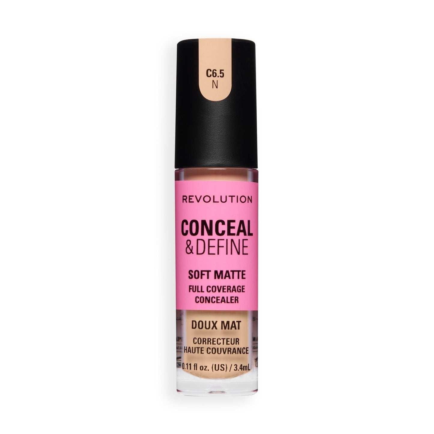 Makeup Revolution Conceal & Define Full Coverage Concealer – Matte Finish