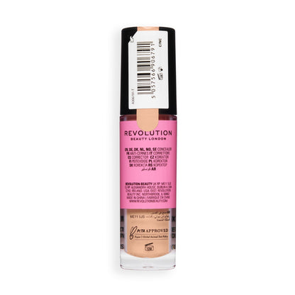 Makeup Revolution Conceal & Define Full Coverage Concealer – Matte Finish