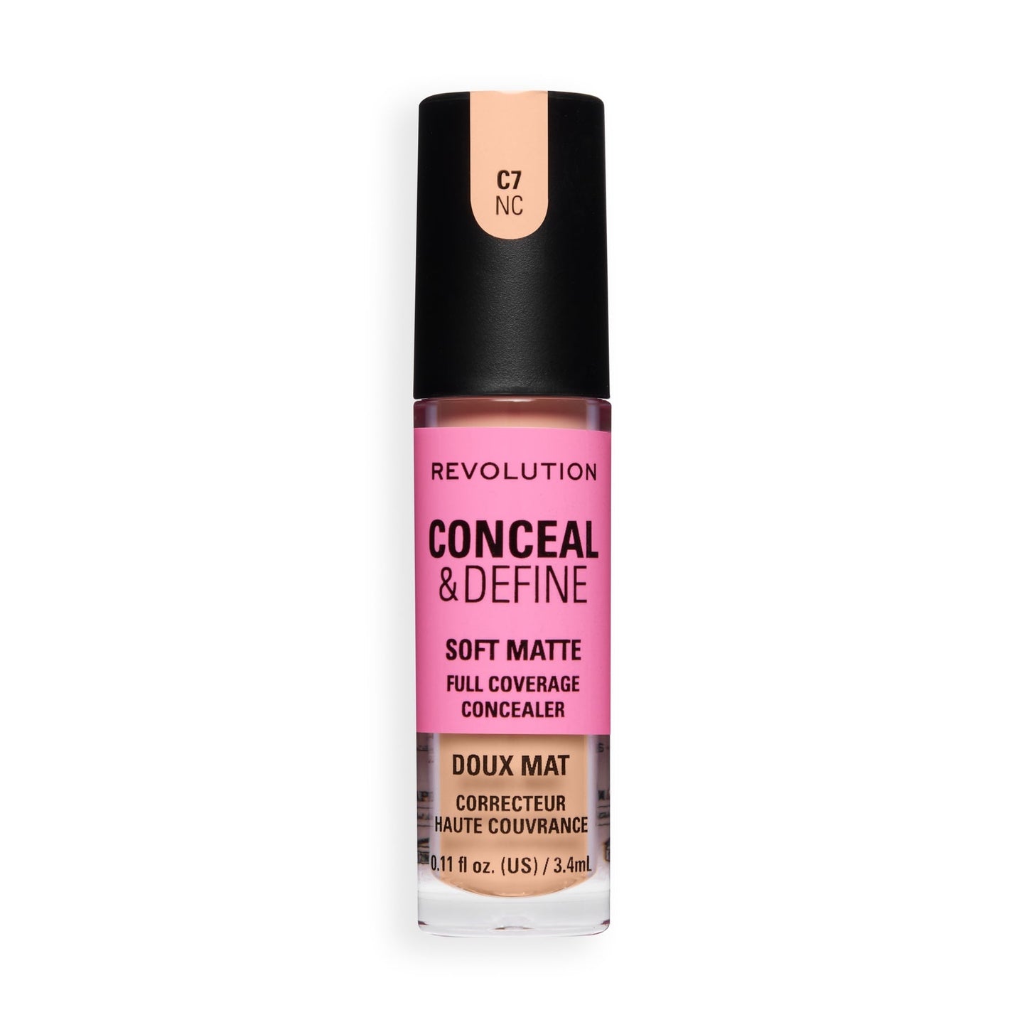 Makeup Revolution Conceal & Define Full Coverage Concealer – Matte Finish