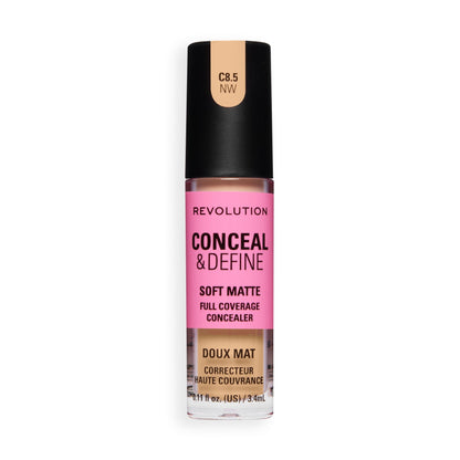 Makeup Revolution Conceal & Define Full Coverage Concealer – Matte Finish