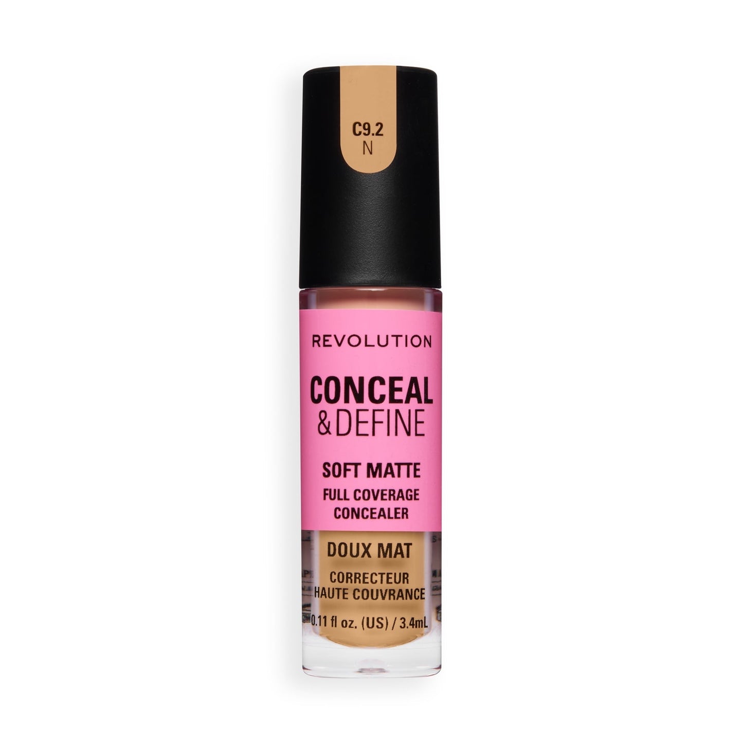 Makeup Revolution Conceal & Define Full Coverage Concealer – Matte Finish
