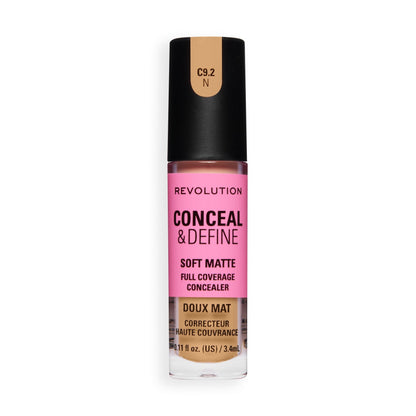 Makeup Revolution Conceal & Define Full Coverage Concealer – Matte Finish