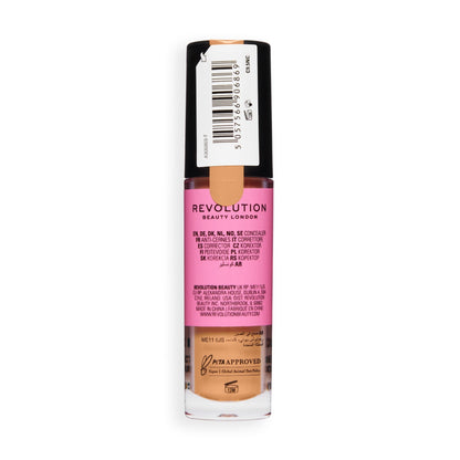 Makeup Revolution Conceal & Define Full Coverage Concealer – Matte Finish