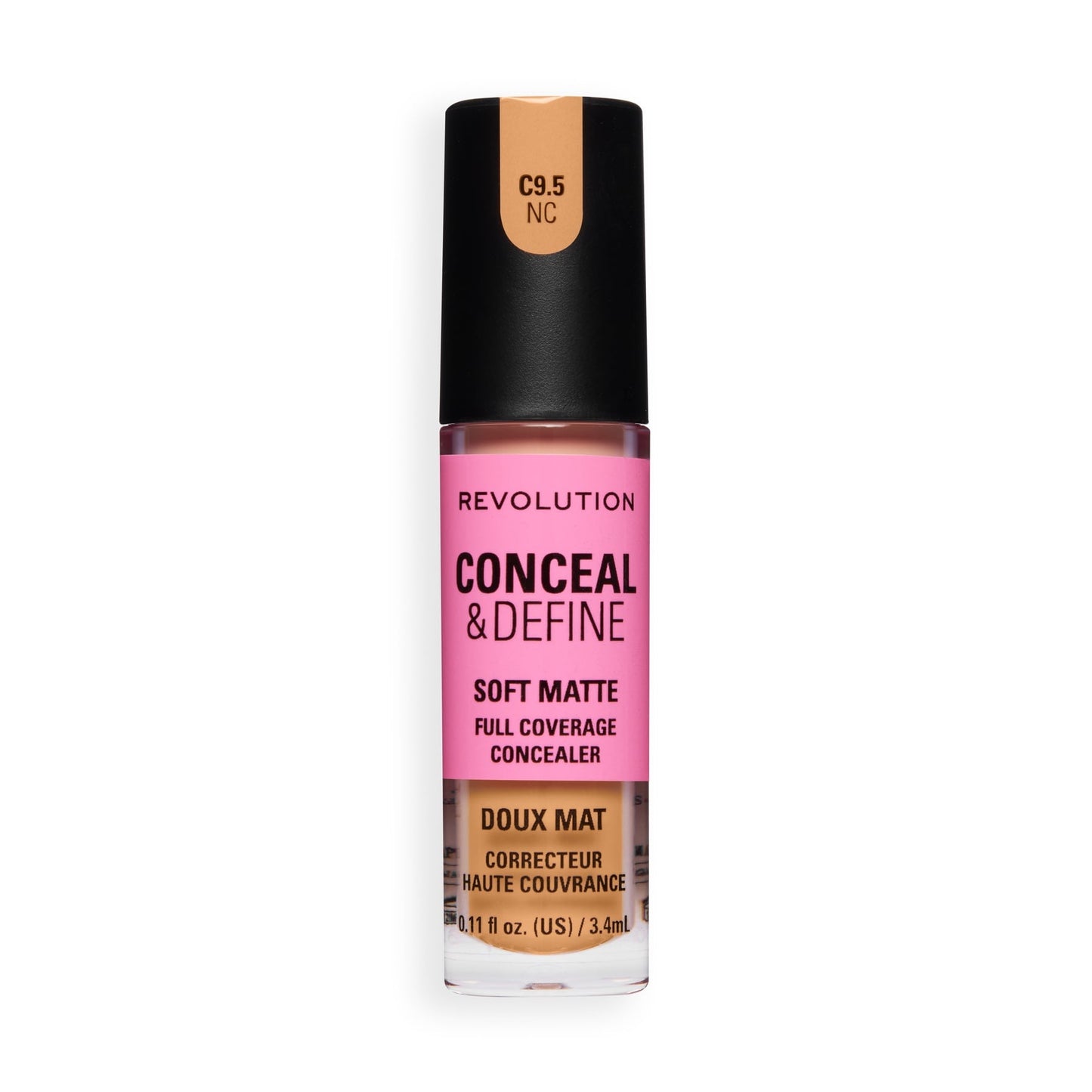 Makeup Revolution Conceal & Define Full Coverage Concealer – Matte Finish