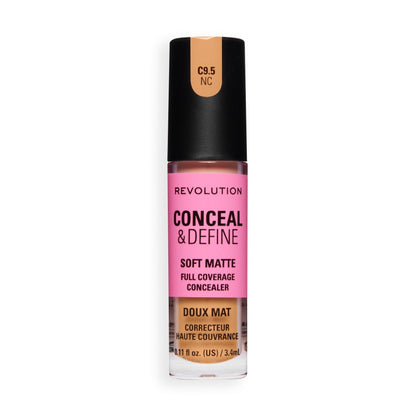 Makeup Revolution Conceal & Define Full Coverage Concealer – Matte Finish