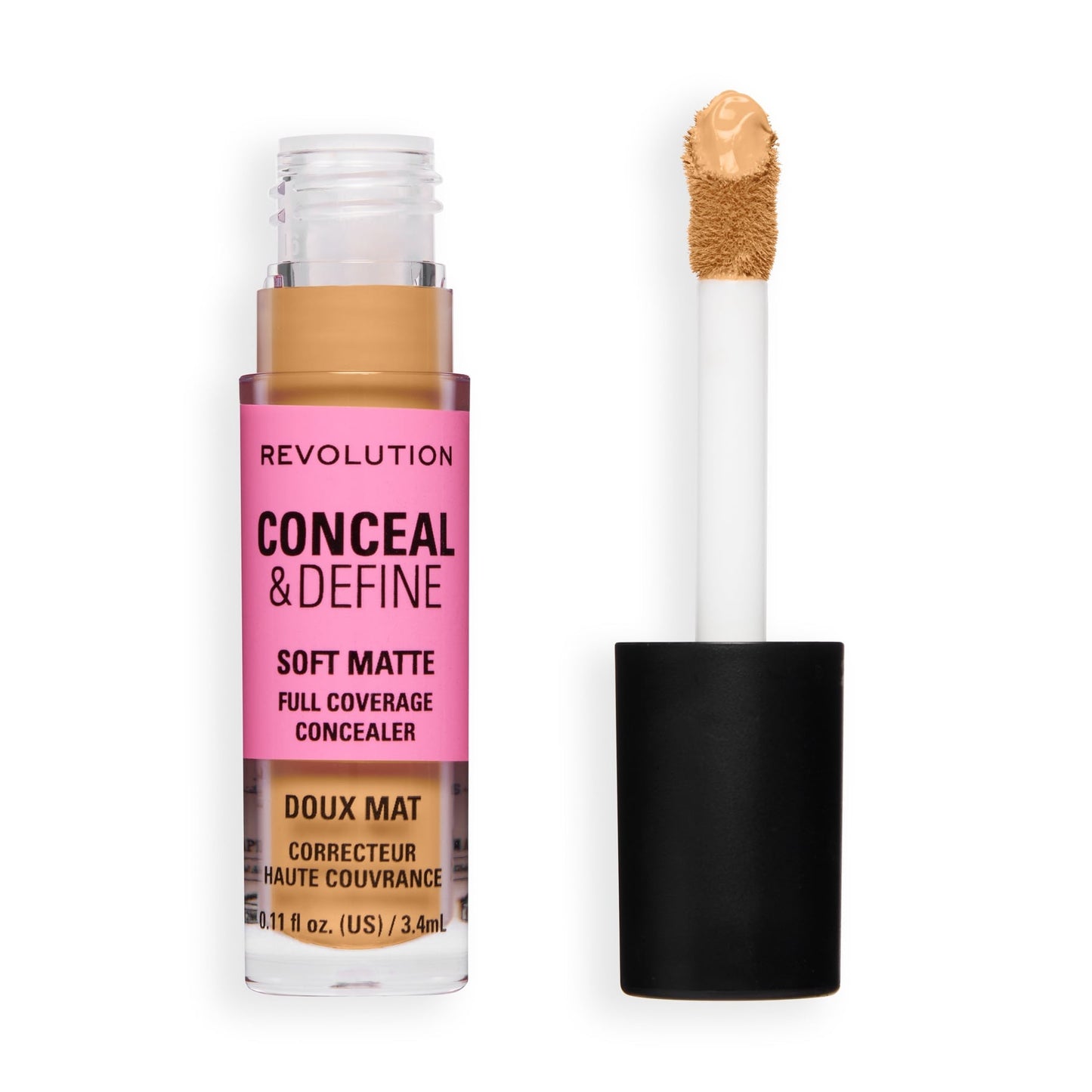 Makeup Revolution Conceal & Define Full Coverage Concealer – Matte Finish