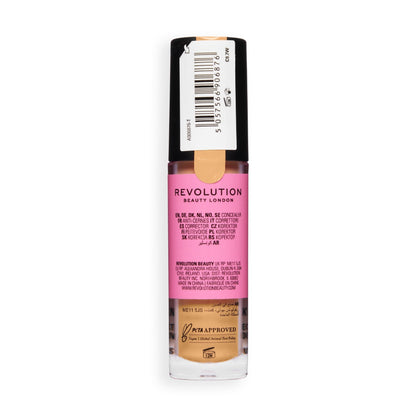Makeup Revolution Conceal & Define Full Coverage Concealer – Matte Finish
