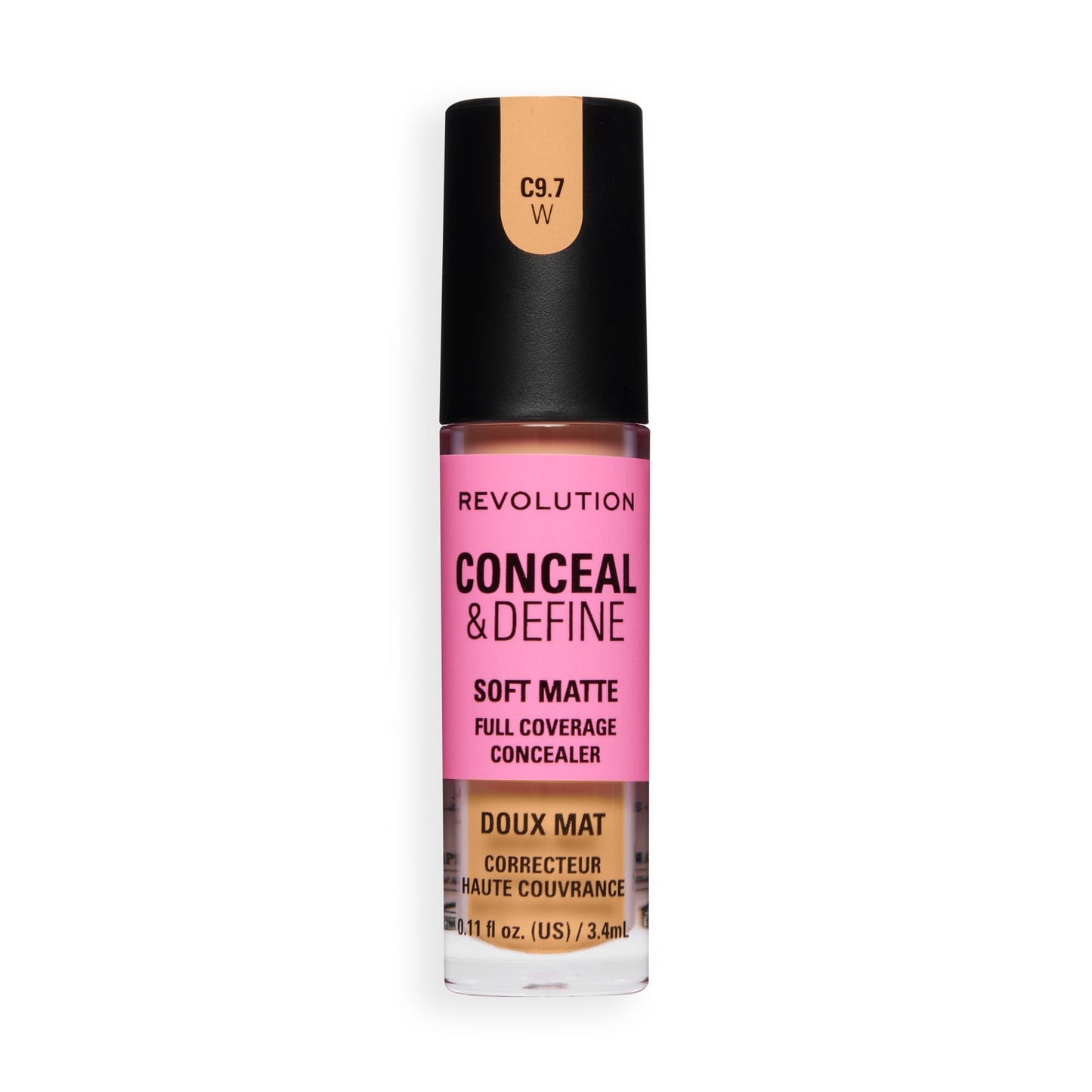 Makeup Revolution Conceal & Define Full Coverage Concealer – Matte Finish