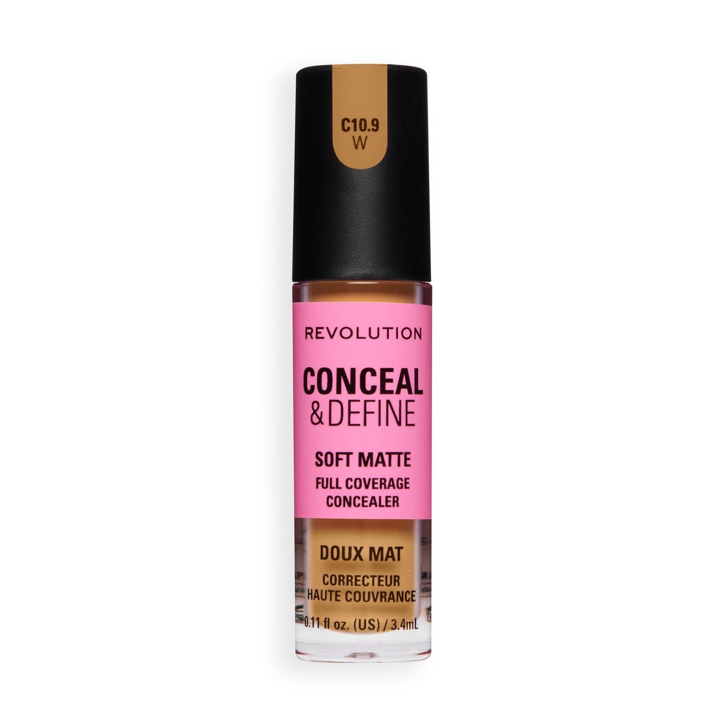Makeup Revolution Conceal & Define Full Coverage Concealer – Matte Finish