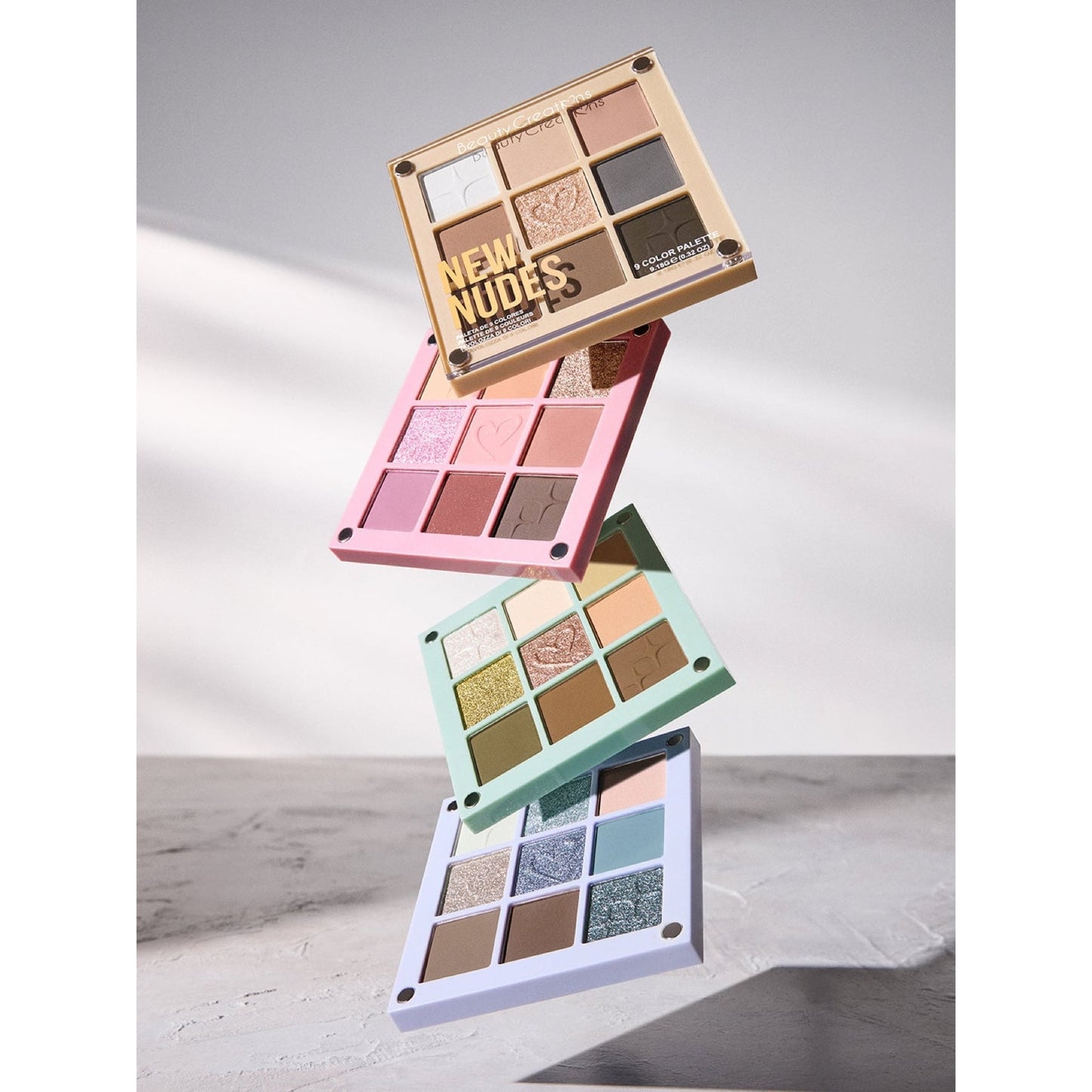 Beauty Creations 9 Color Magnetic Eyeshadow Palette Muted Mauves