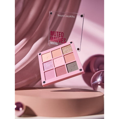 Beauty Creations 9 Color Magnetic Eyeshadow Palette Muted Mauves