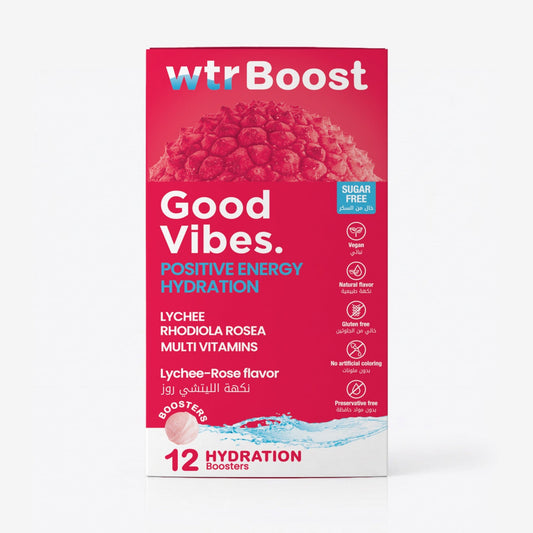 Wtrboost Good Vibes Positive Energy Hydration