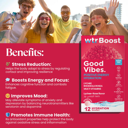 Wtrboost Good Vibes Positive Energy Hydration