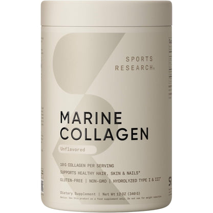 Sports Research Marine Collagen Unflavoured 340g