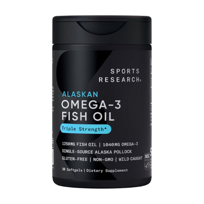 Sports Research Omega-3 Fish Oil 1250MG Softgel 30s