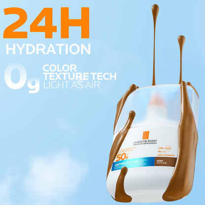 La Roche-posay Anthelios Uvair Daily Spf50+ Dark Complexion 50ml